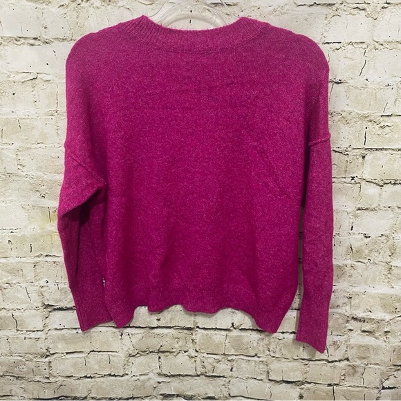 Vince Camuto Pink Soft Mock Neck Pullover Sweater - Picture 4 of 6